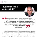 Reforma Penal con sentido